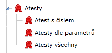 Atesty, certifikáty